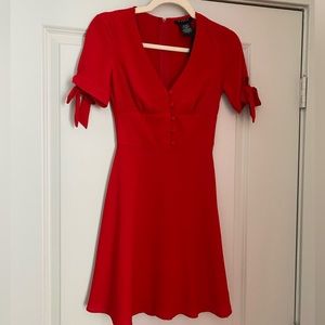 B.Darlin Red Mini Dress